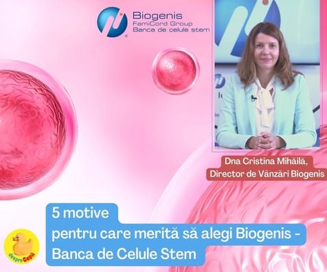 5 motive pentru care merita sa alegi Biogenis - Banca de celule stem a familiei tale